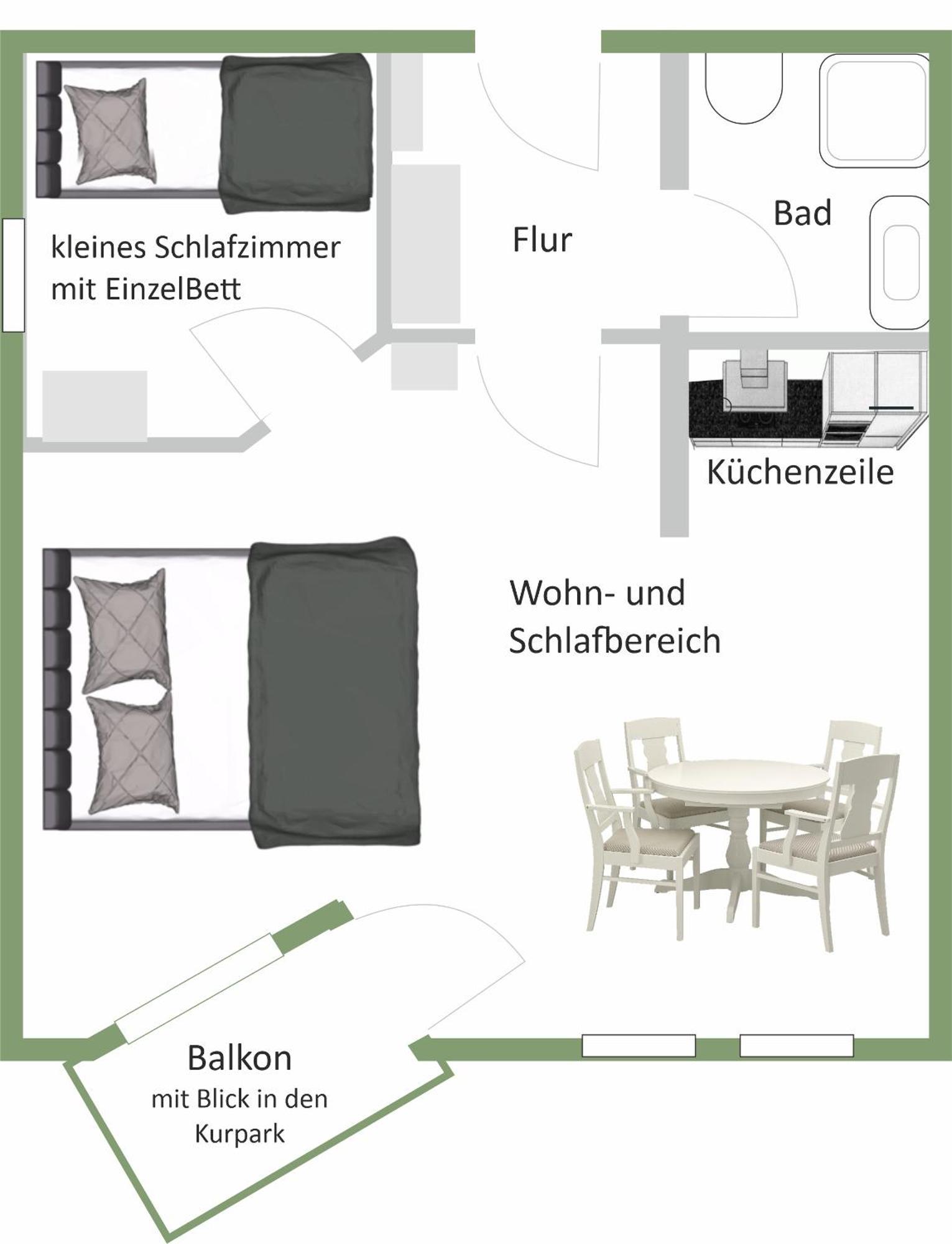 Ferienwohnung Am Kurpark 배드클로스터라우네스 외부 사진