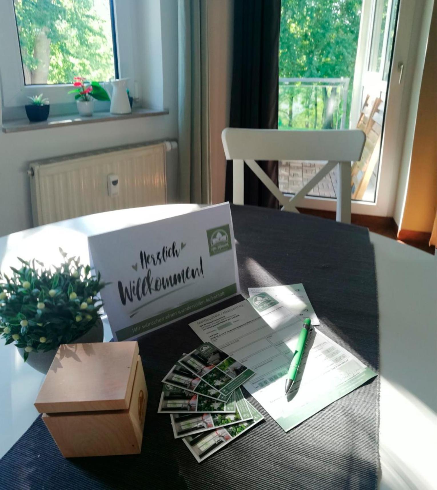 Ferienwohnung Am Kurpark 배드클로스터라우네스 외부 사진